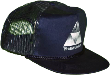 White Triforce Snapback Trucker Navy